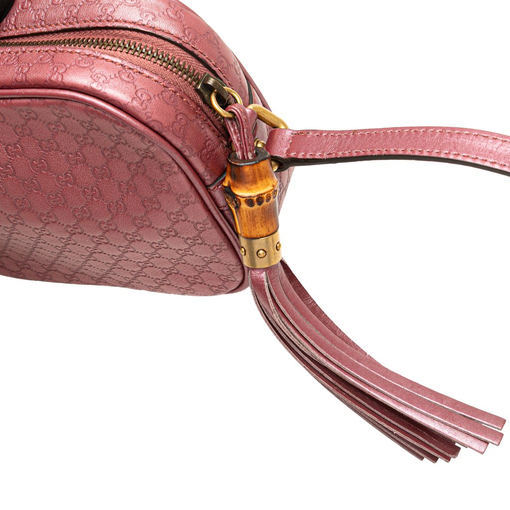 Gucci Metallic Microguccissima Sunshine Disco Camera Bag - Image 12