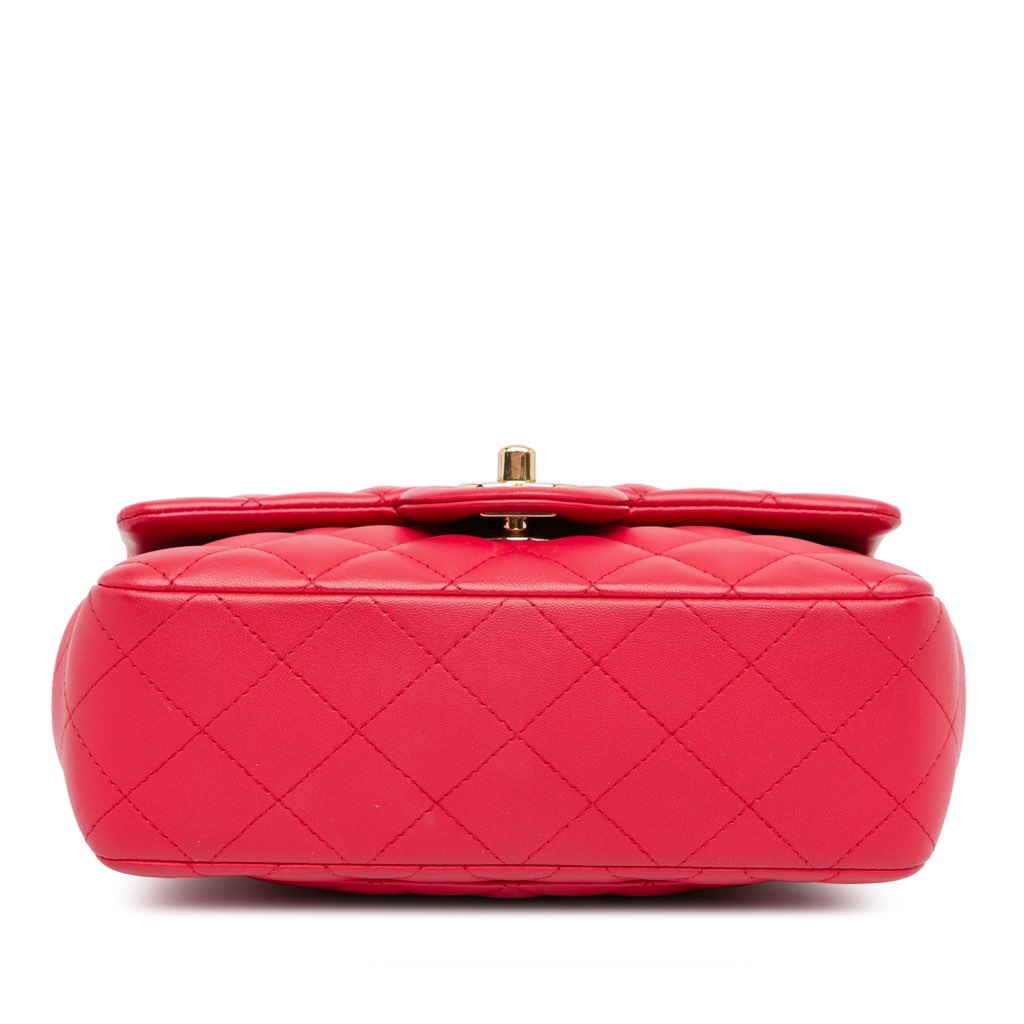Chanel Mini Rectangular Classic Lambskin Single Flap - 4