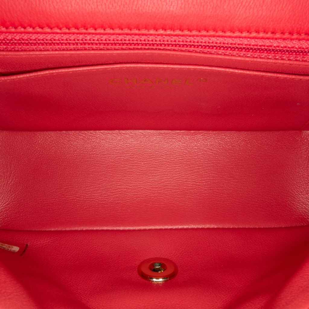 Chanel Mini Rectangular Classic Lambskin Single Flap - 5