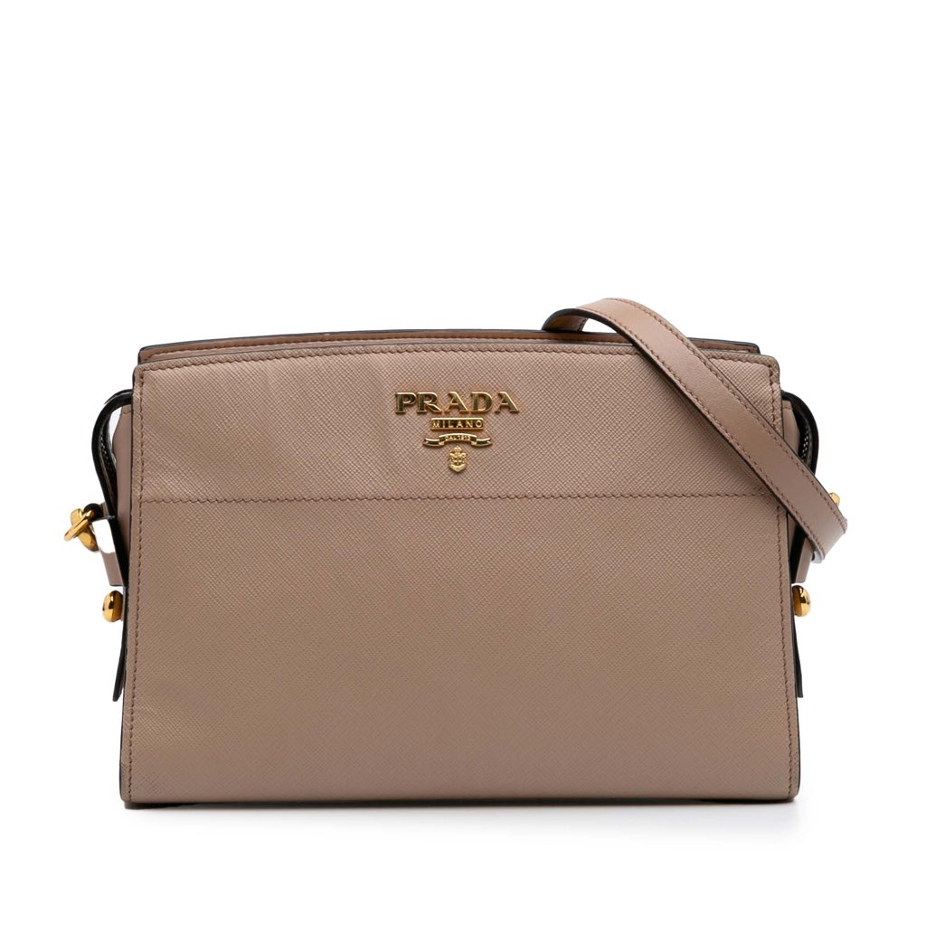 Prada Saffiano and City Calf Esplanade Crossbody