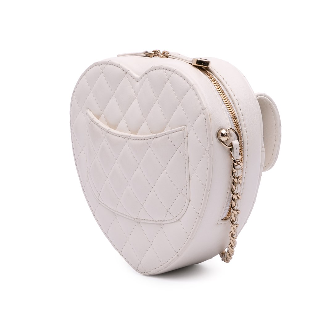 Chanel Lambskin CC in Love Heart Crossbody - 2