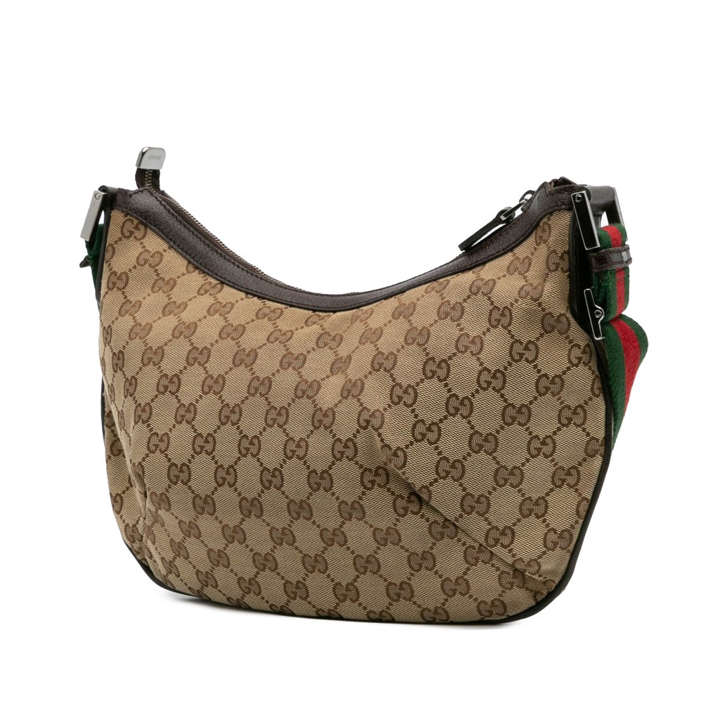 Gucci GG Canvas Web Crossbody - 2