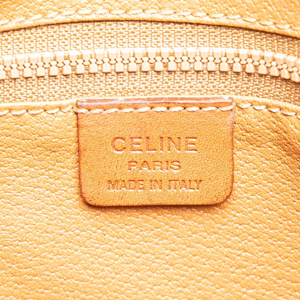 Celine Macadam Coated Canvas Clutch - 5