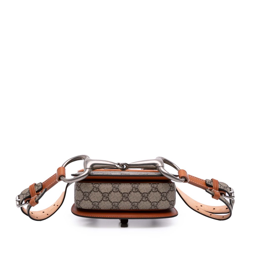 Gucci Mini GG Supreme Web Bamboo 1947 Belt Bag - Image 6