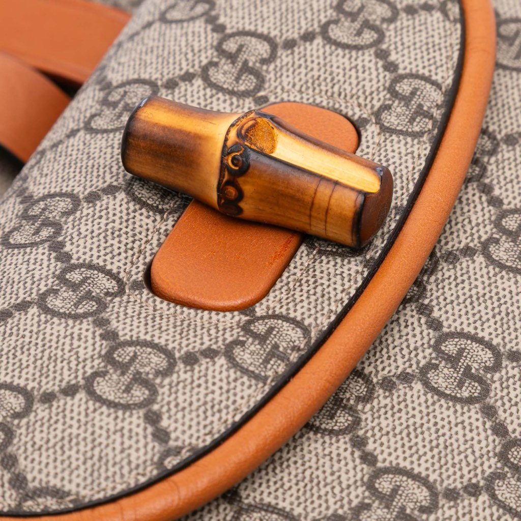 Gucci Mini GG Supreme Web Bamboo 1947 Belt Bag - Image 10