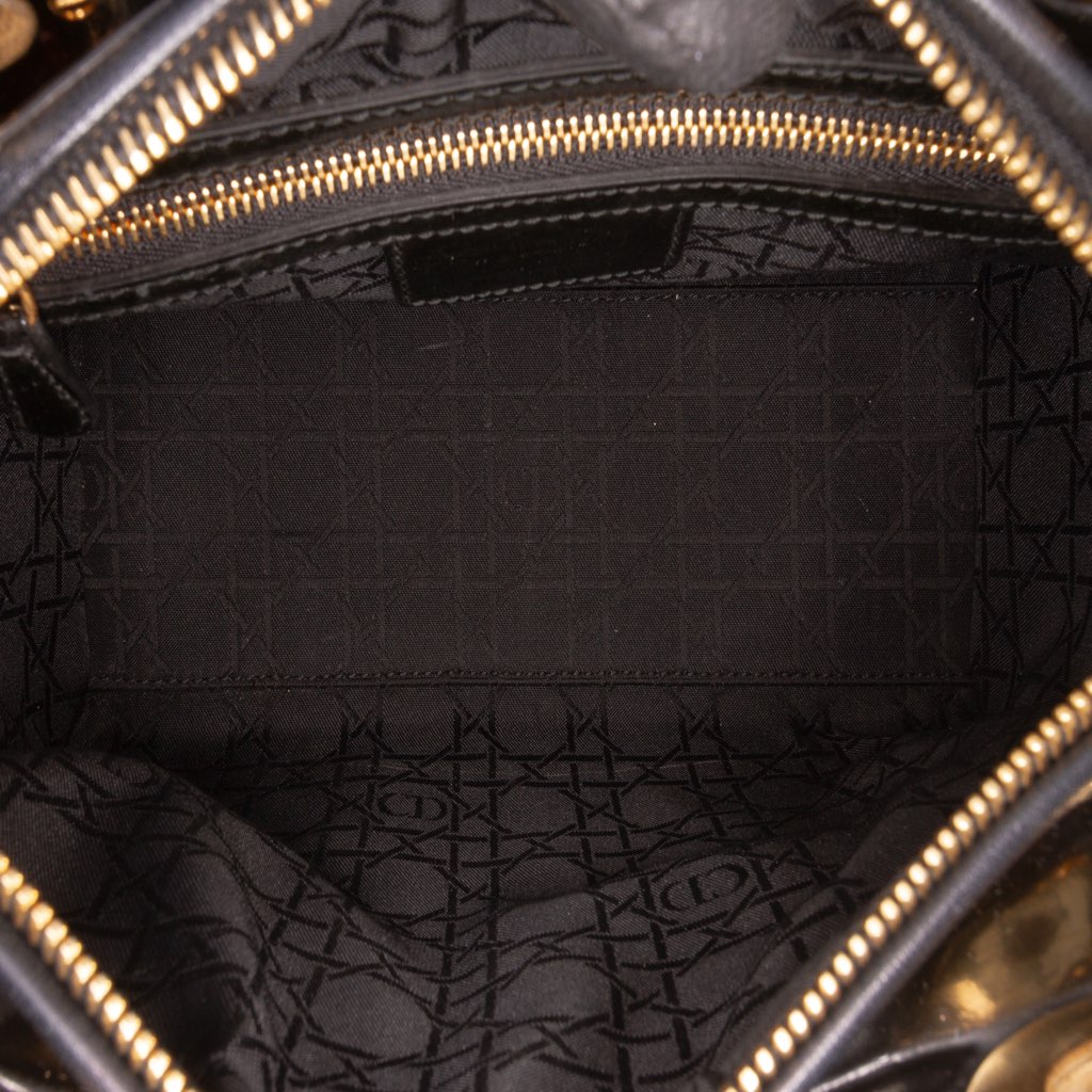 Dior Medium Patent Cannage Lady Dior - 4