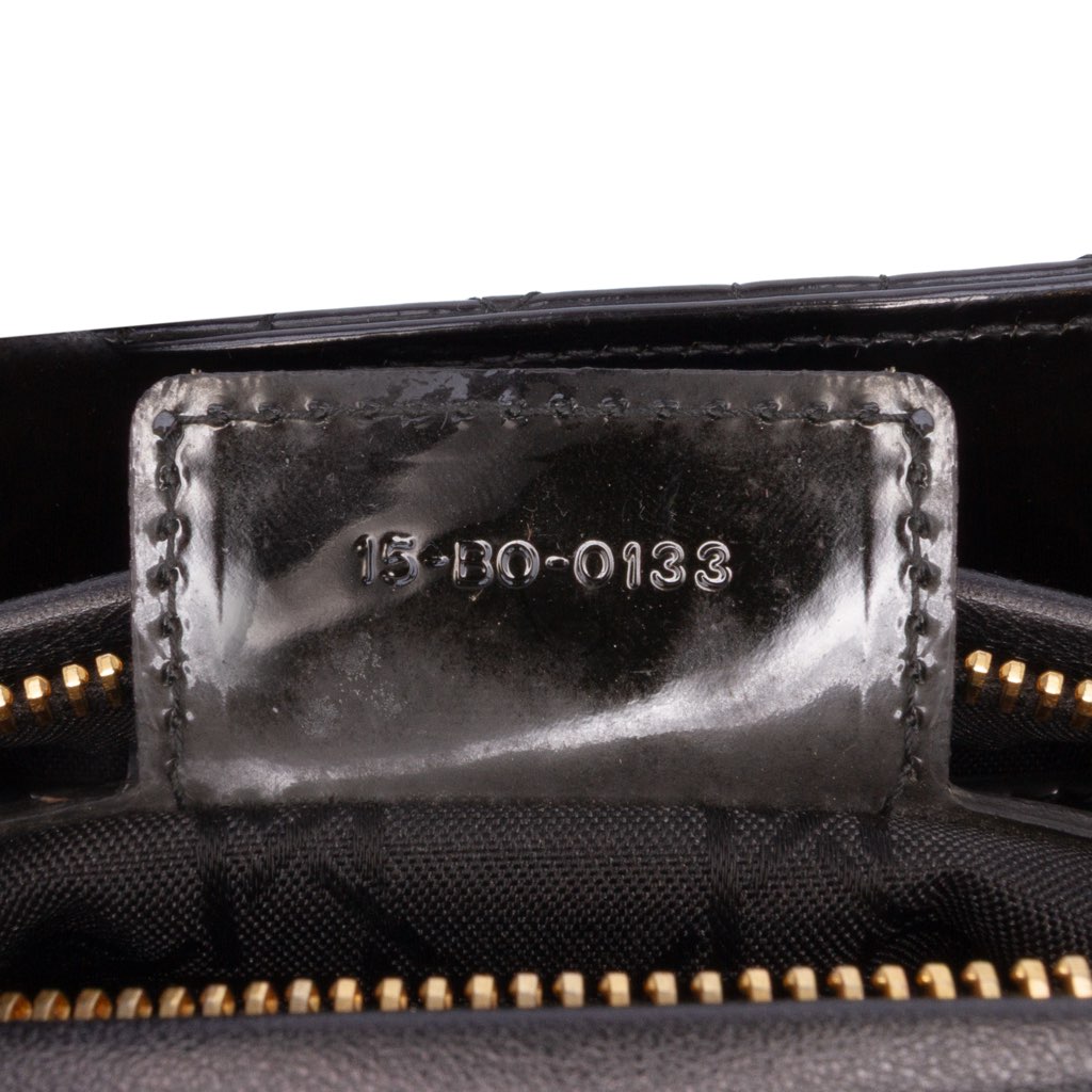 Dior Medium Patent Cannage Lady Dior - 5