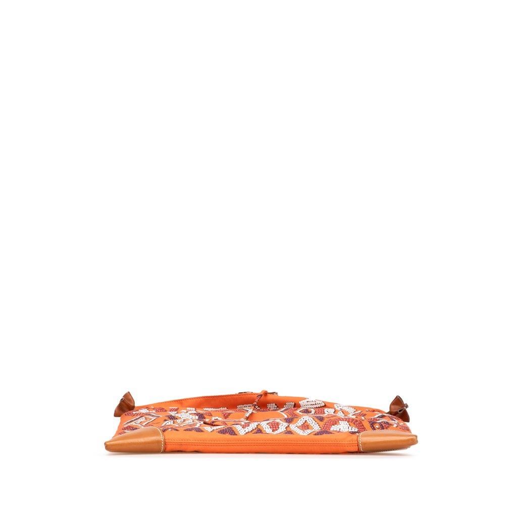 Hermès Silk and Barenia Kelly En Perles Silky City 33 - 3