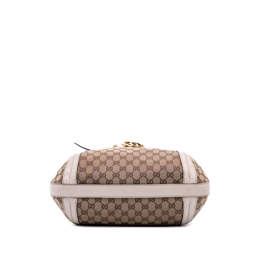 Gucci Medium GG Canvas Running Satchel - Image 6