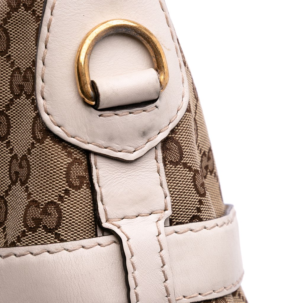 Gucci Medium GG Canvas Running Satchel - Image 11