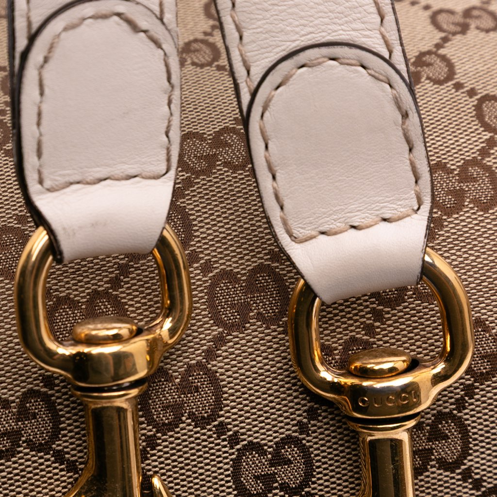 Gucci Medium GG Canvas Running Satchel - Image 12