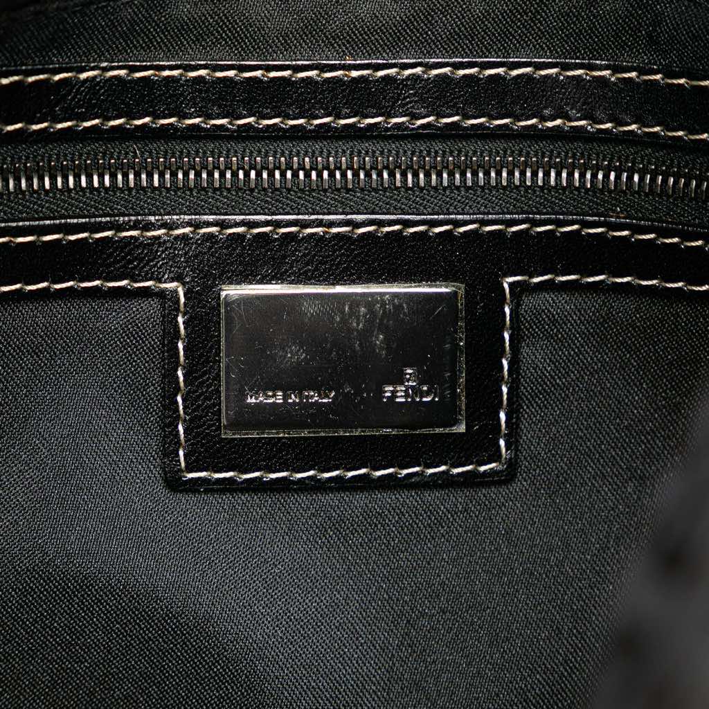 Fendi Zucchino Canvas Double Flap Mamma - Side view