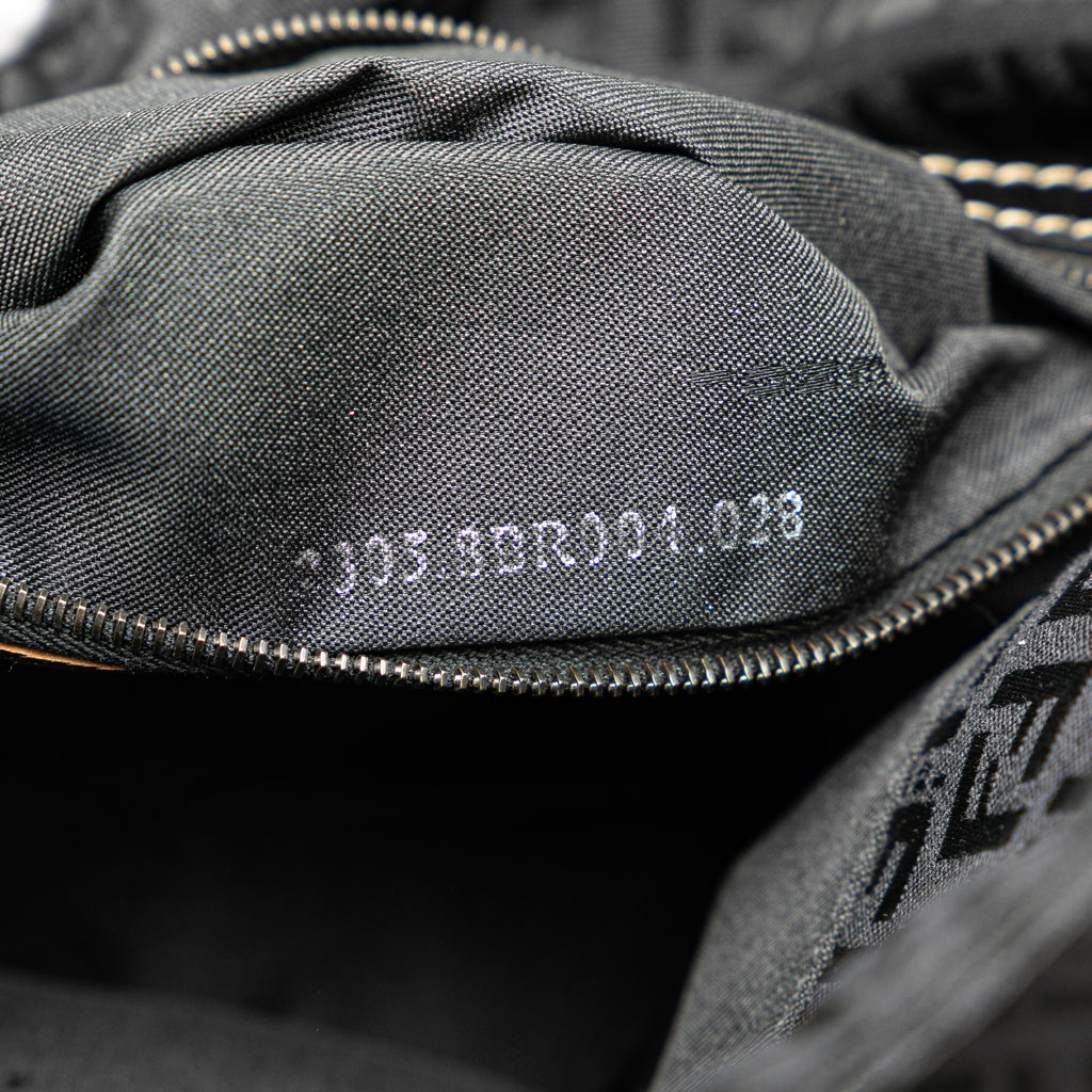 Fendi Zucchino Canvas Double Flap Mamma - Detail 1