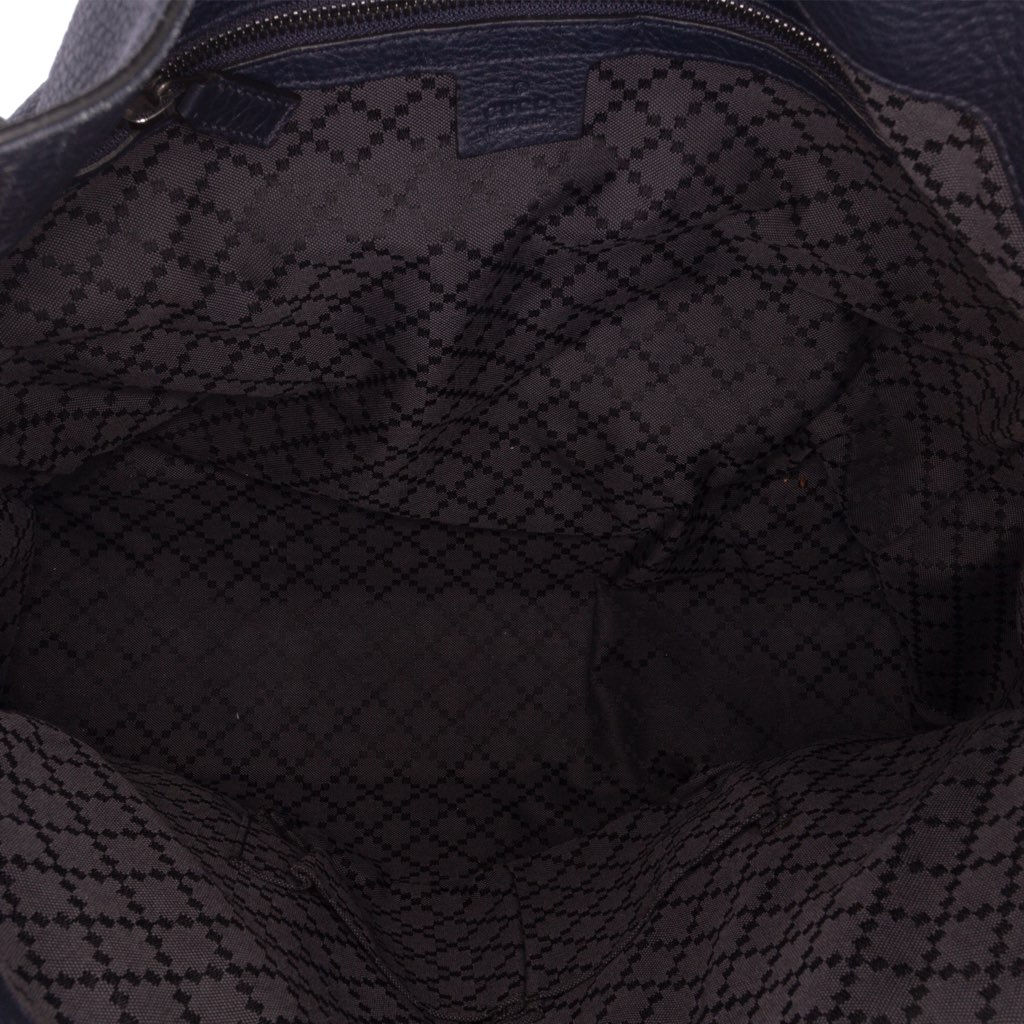 Gucci Large Leather Bamboo Double Pocket Messenger Bag - 4