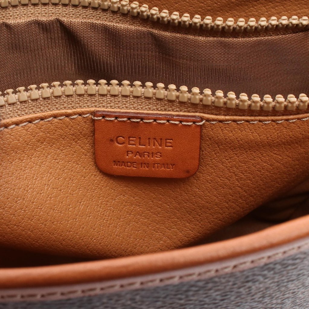 Celine Macadam Coated Canvas Handbag - 5