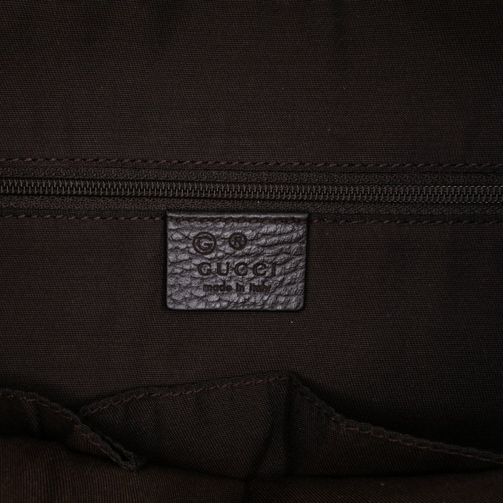 Gucci Large Leather GG Charm Dome Satchel - 5