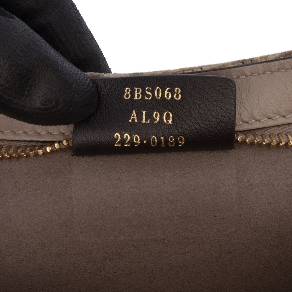 Fendi Zucca Chenille OLock Swing Satchel - Side view