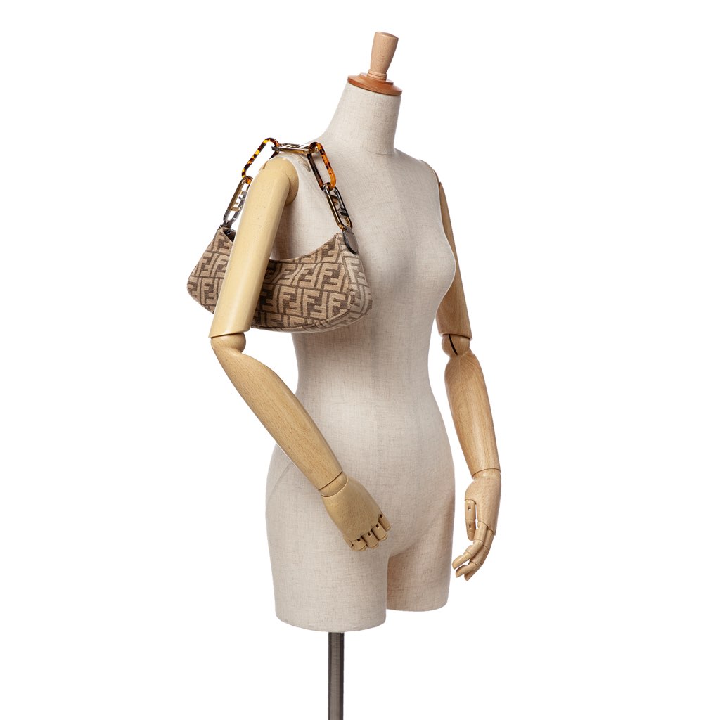 Fendi Zucca Chenille OLock Swing Satchel - Image 10