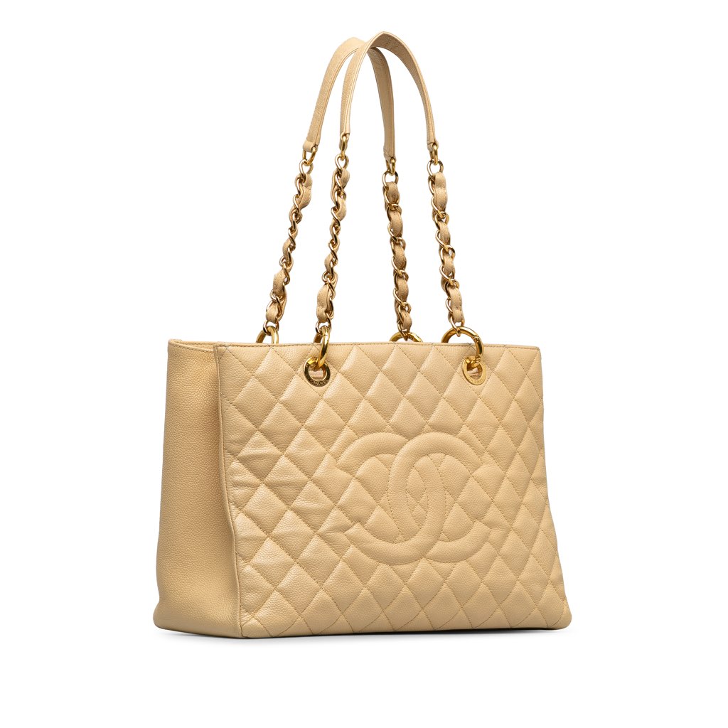 Chanel Caviar Grand Shopping Tote - Back view