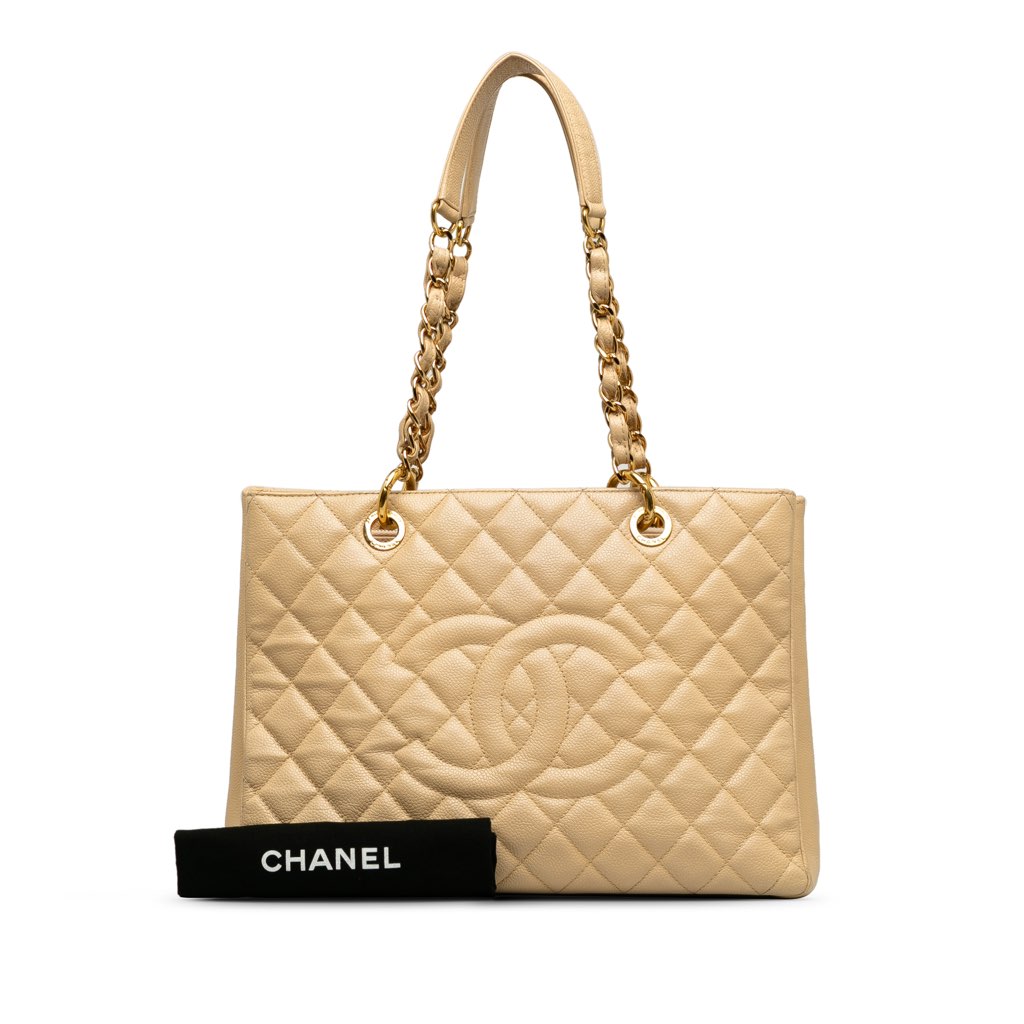 Chanel Caviar Grand Shopping Tote - Image 18