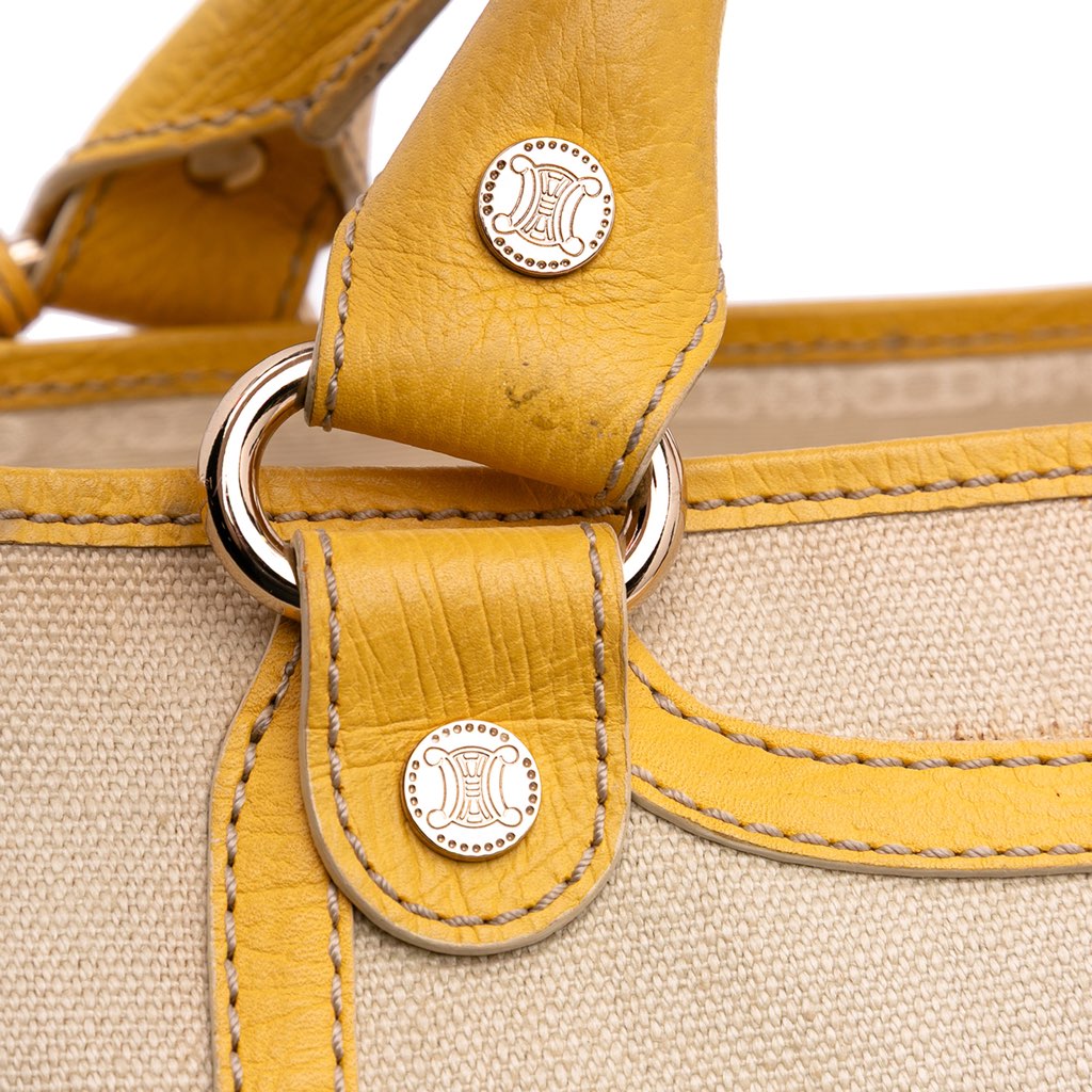 Celine Canvas Boogie Handbag - Image 13