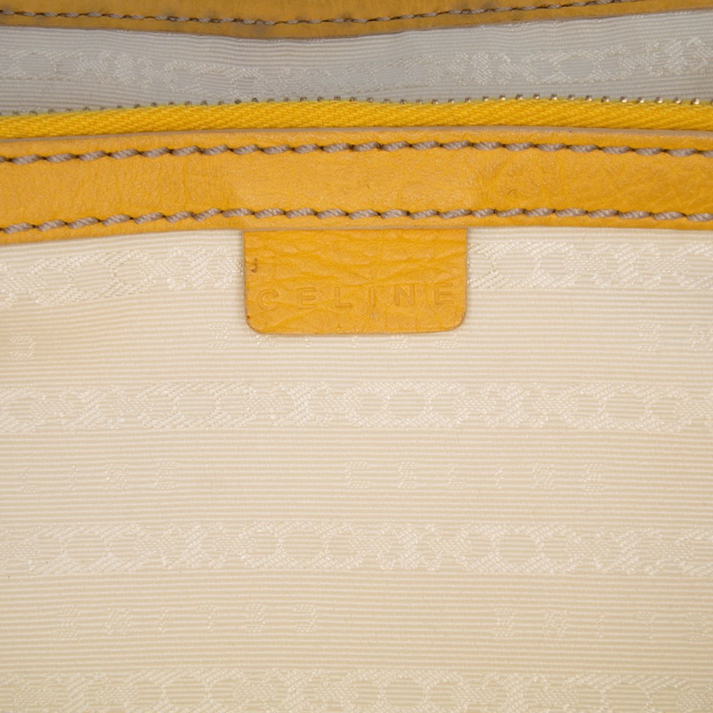 Celine Canvas Boogie Handbag - Side view