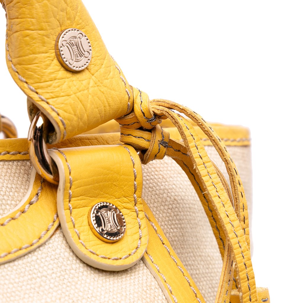 Celine Canvas Boogie Handbag - Image 12