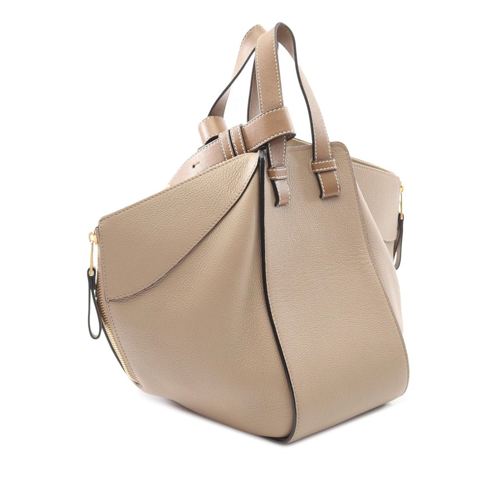 Loewe Small Leather Hammock Bag - Back view