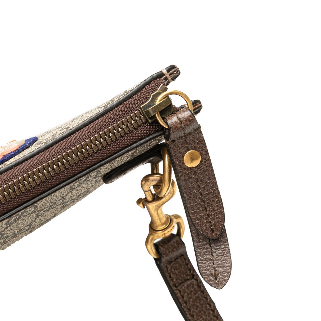 Gucci GG Supreme Web Butterfly Clutch - Image 10