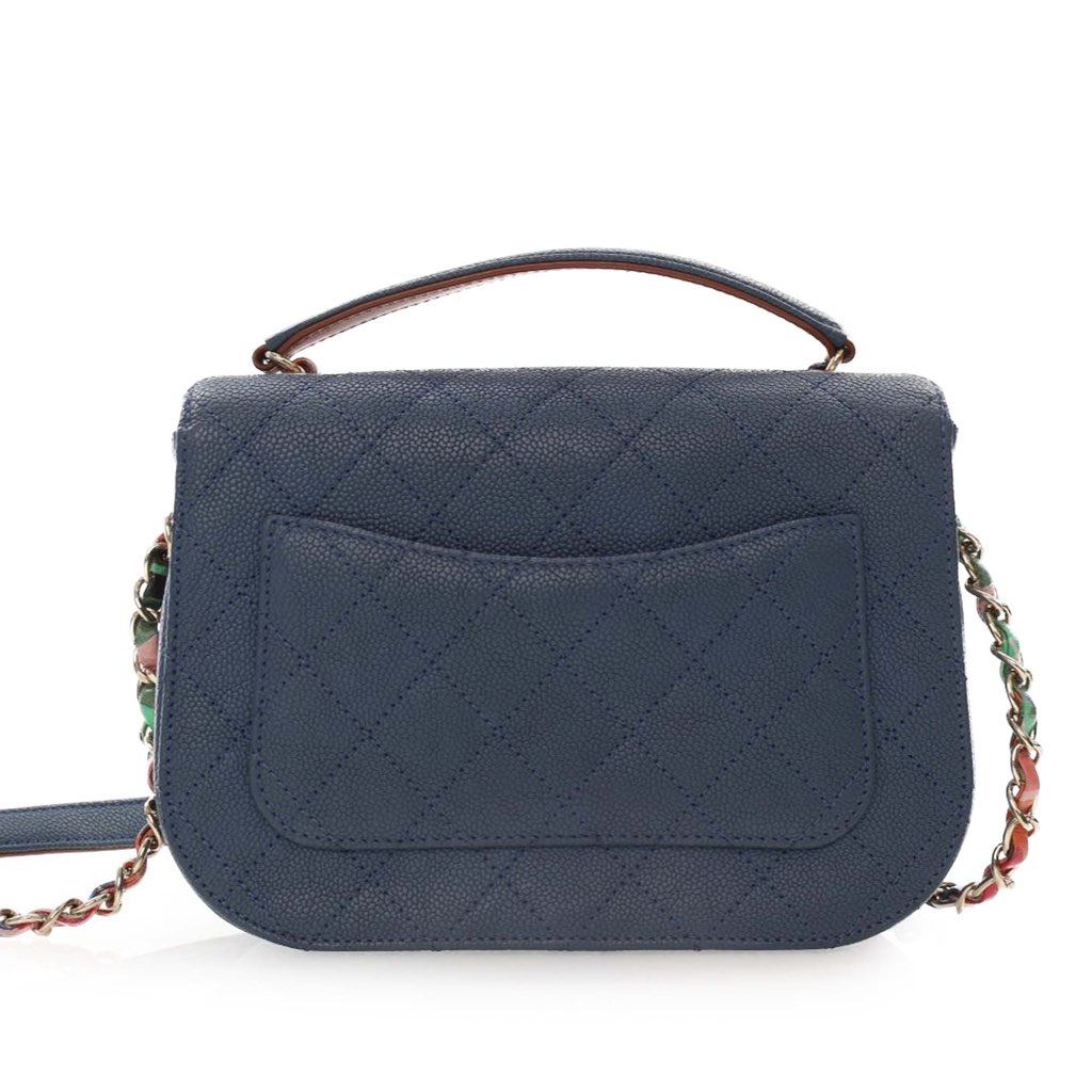 Chanel Small Caviar Paris Cuba Thread Around Flap - 4