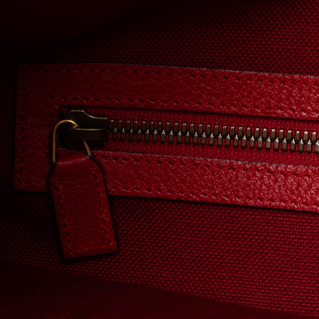 Gucci Canvas Sylvie Stripe Logo Drawstring Backpack - Image 10