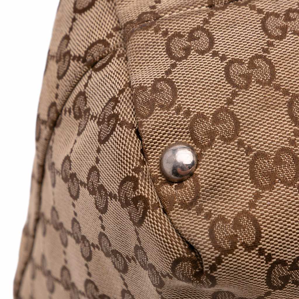 Gucci Medium GG Canvas Icon Bit Tote - Image 13