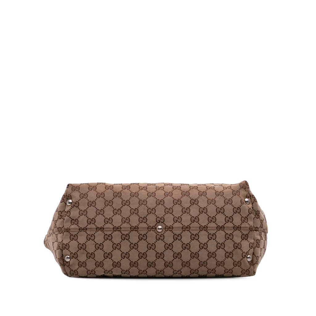 Gucci Medium GG Canvas Icon Bit Tote - Image 6