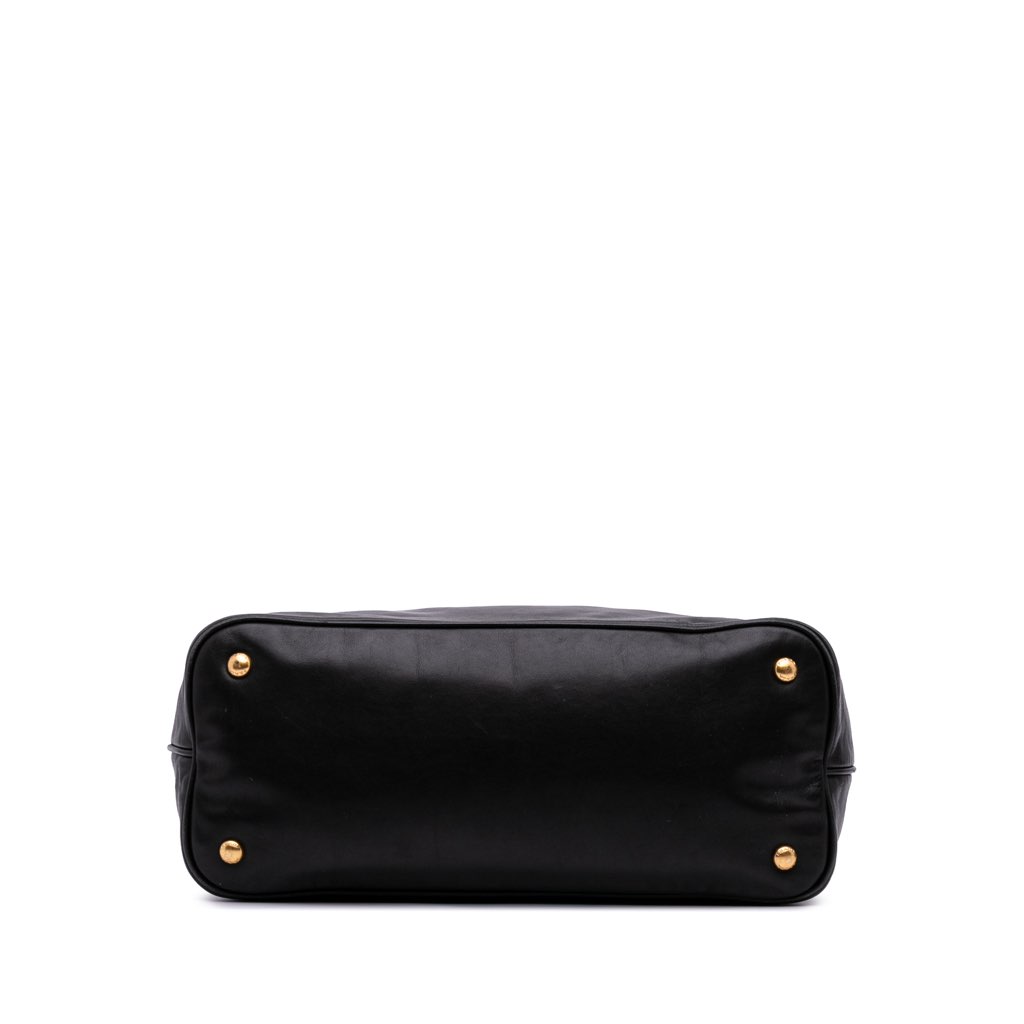 Prada Soft Calf Open Convertible Shopping Tote - 3