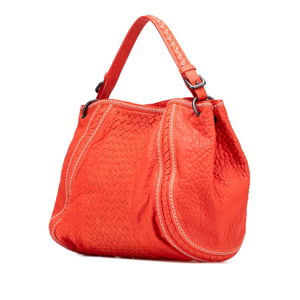 Bottega Veneta Leather Intrecciato Tote - Back view