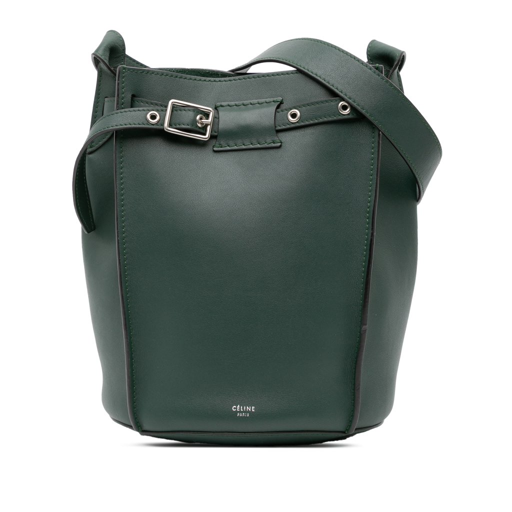 Celine Leather Big Bag Bucket Crossbody