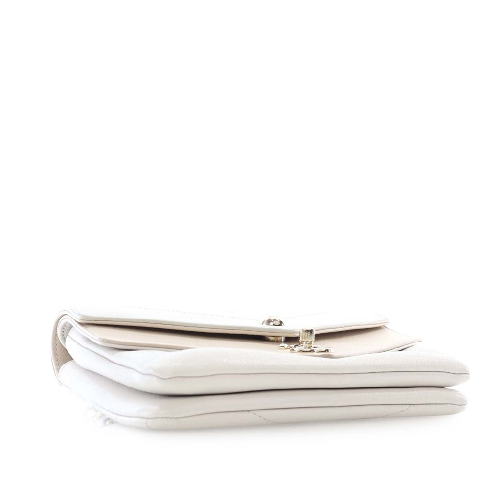 Chanel Quilted Sheepskin Double Chevron Belt Bag - 5