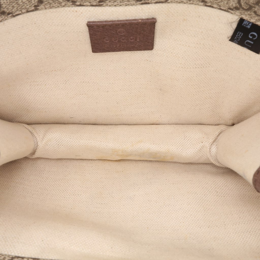 Gucci Small GG Supreme Web Neo Vintage Double Flap Messenger Bag - 4