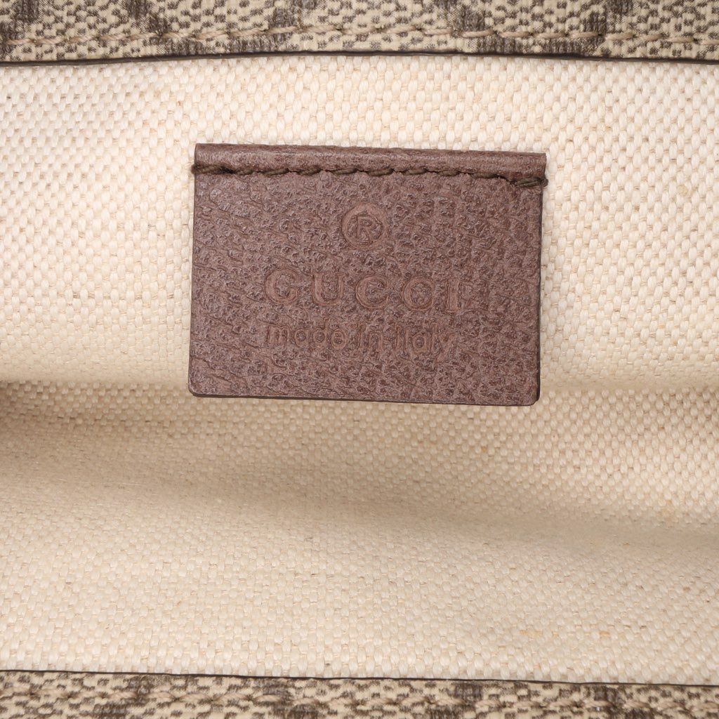 Gucci Small GG Supreme Web Neo Vintage Double Flap Messenger Bag - 5