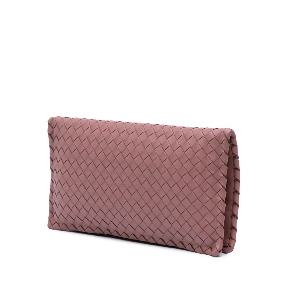 Bottega Veneta Nappa Intrecciato Turn Lock Clutch - 2