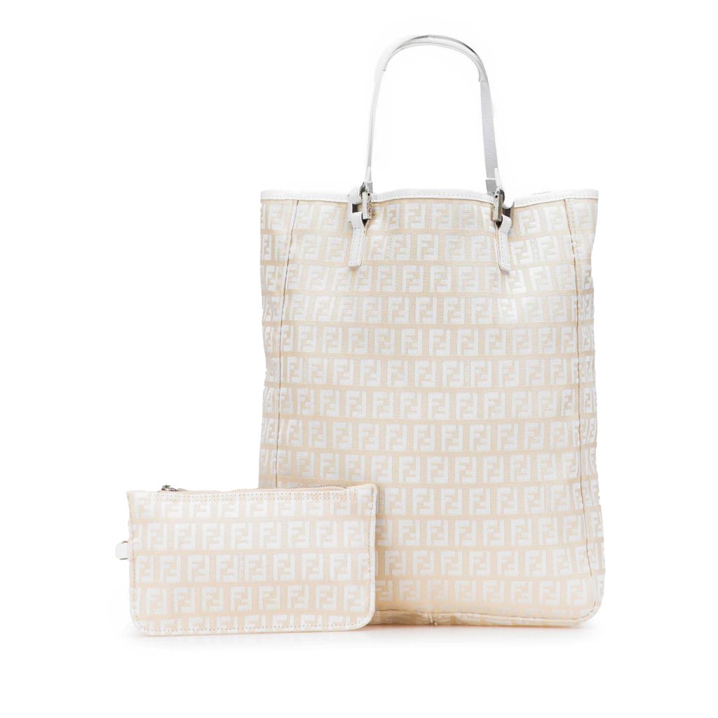 Fendi Zucchino Canvas Tote - Image 13