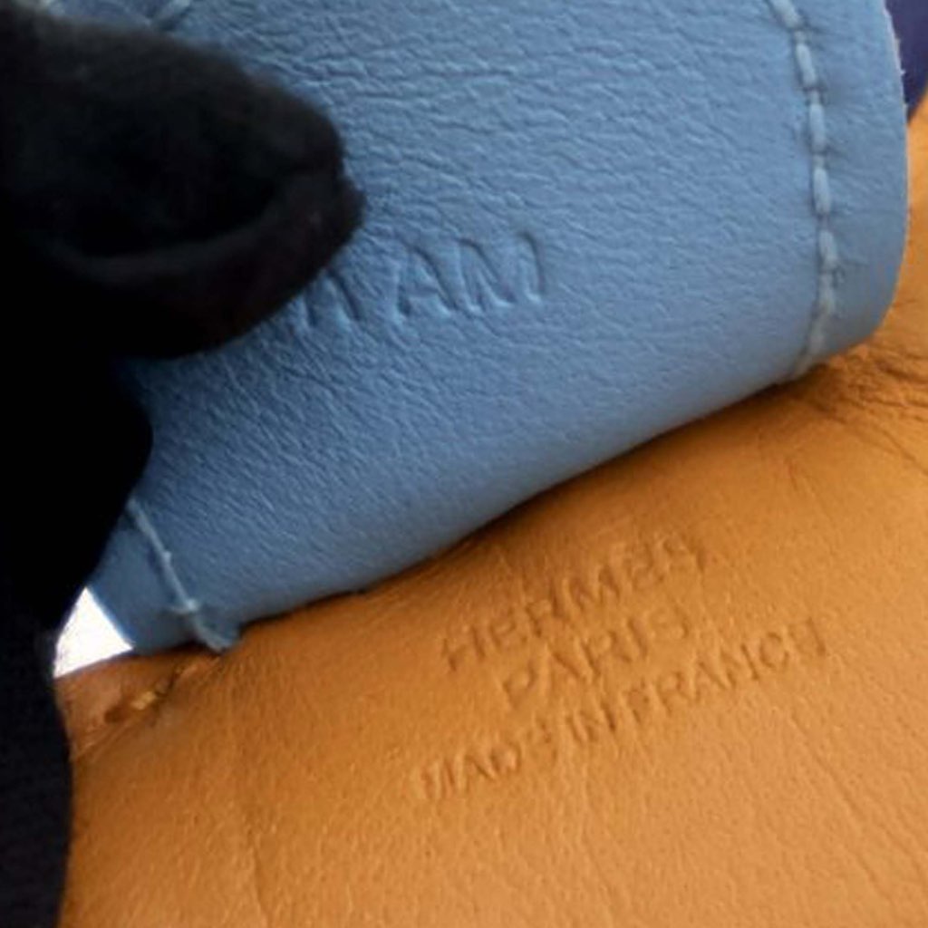 Hermès Milo Lambskin Grigri Rodeo Bag Charm MM - 5