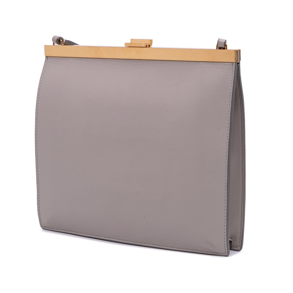 Celine Mini Smooth Calfskin Clasp Bag - Back view