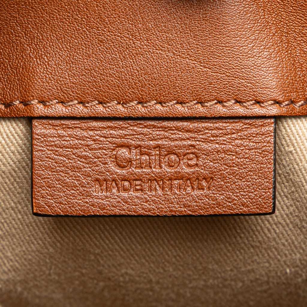 Chloé Mini Calfskin and Suede Faye Backpack - 5