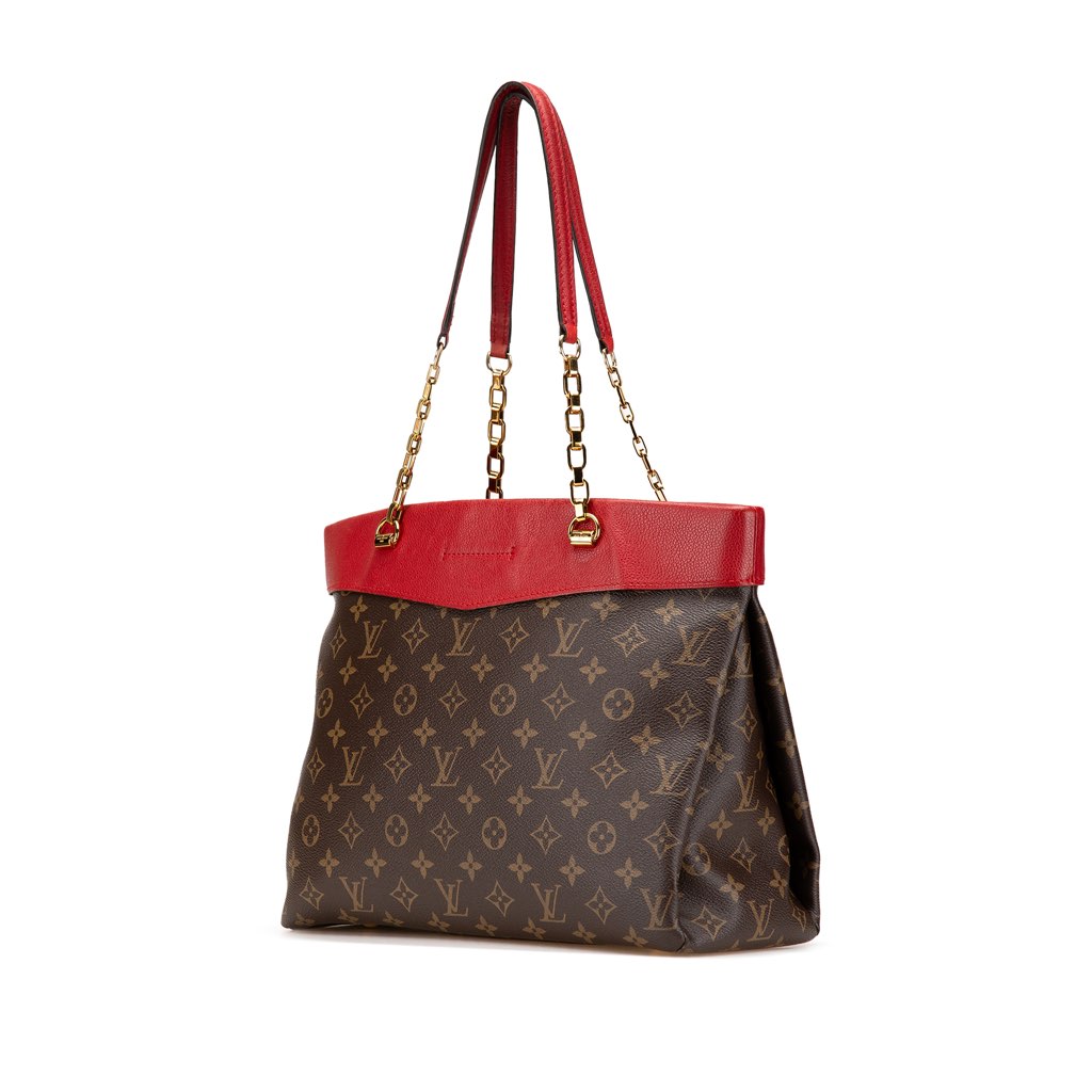 Louis Vuitton Monogram Pallas Shopper - Back view