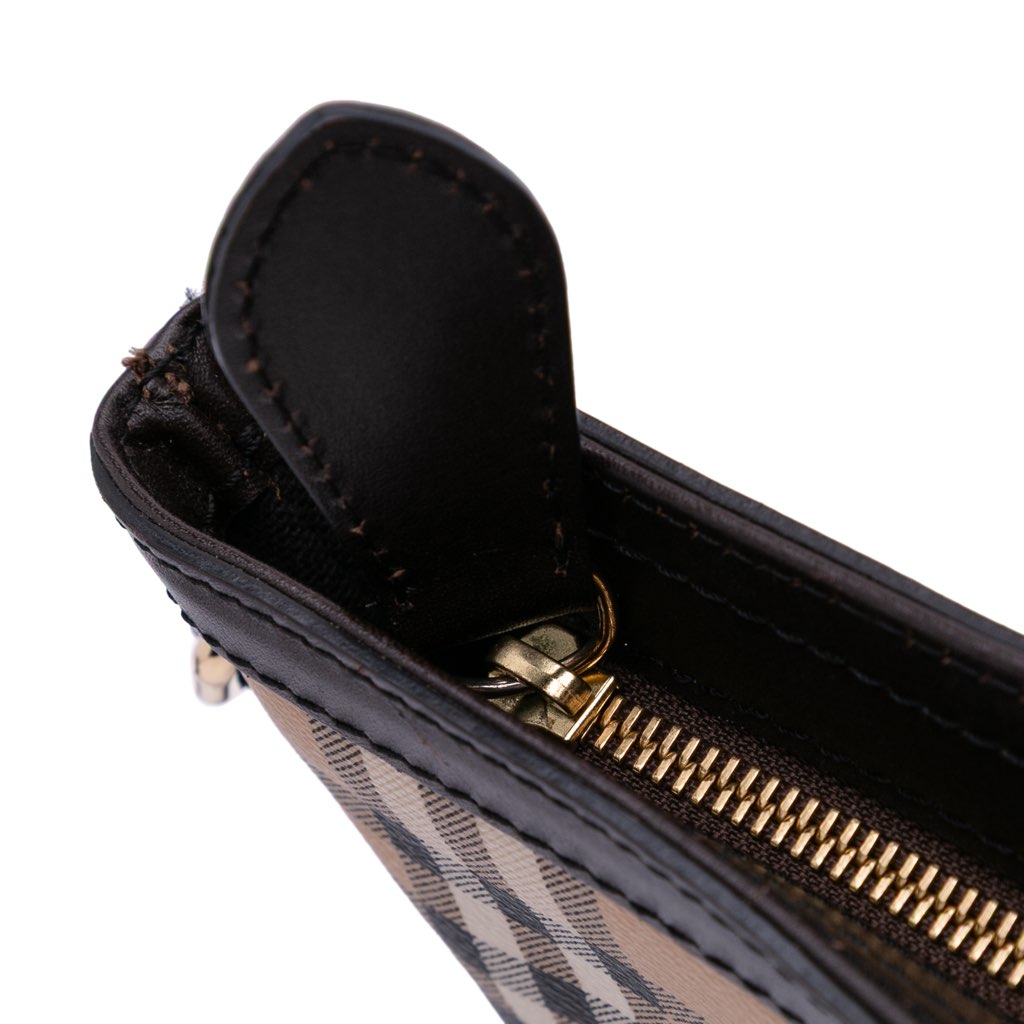 Burberry Medium Haymarket Check Coated Canvas Hartham Crossbody - Detail 2