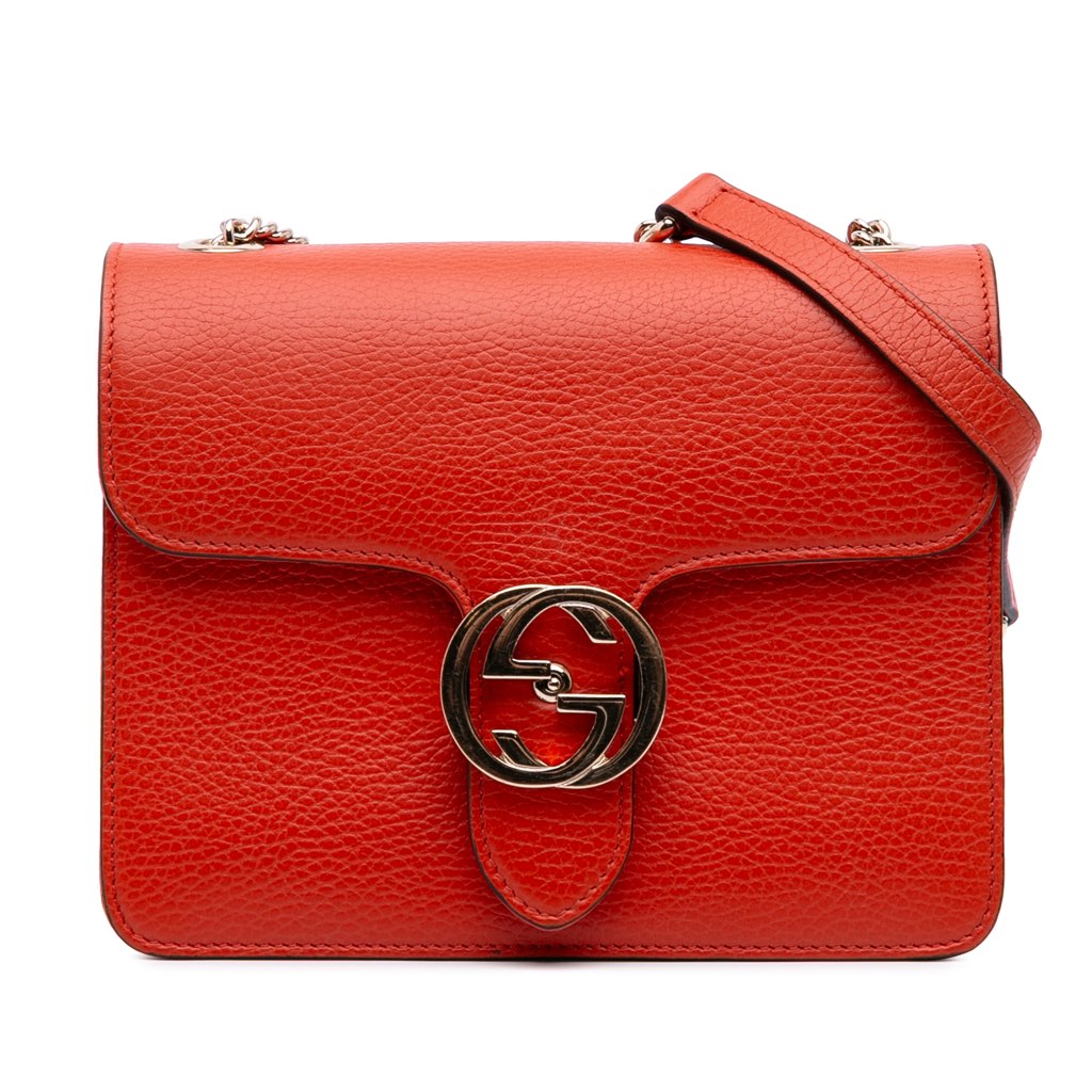 Gucci Small Dollar Calfskin Interlocking G Crossbody