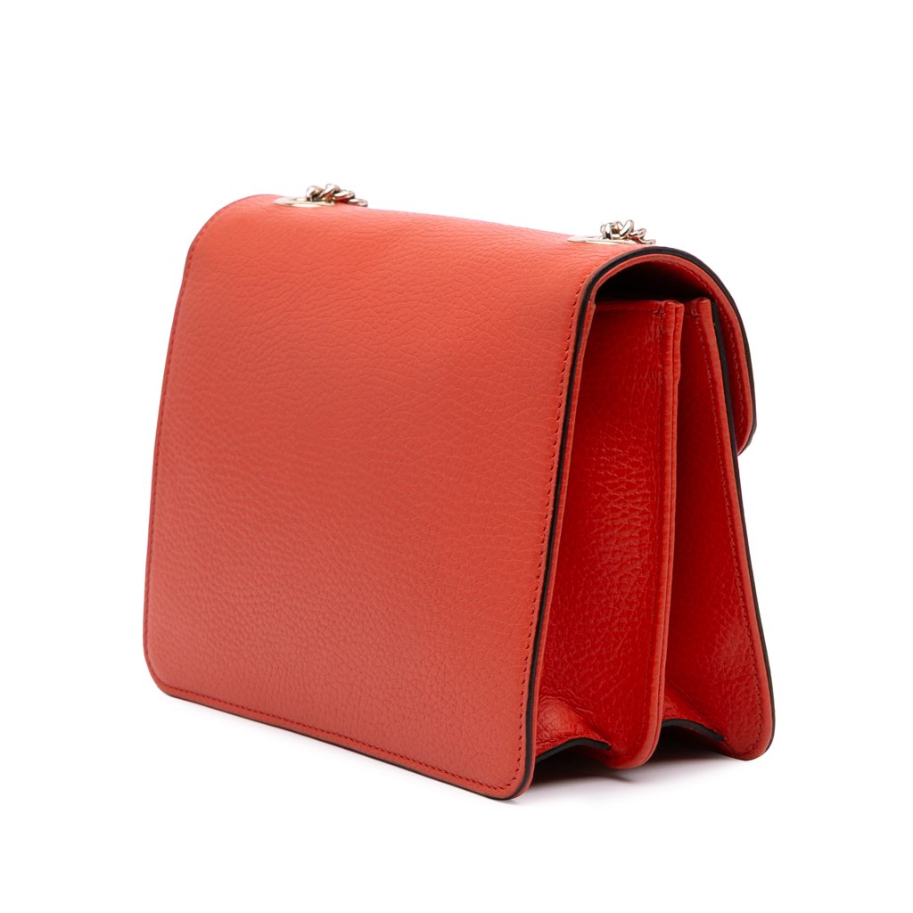 Gucci Small Dollar Calfskin Interlocking G Crossbody - Back view