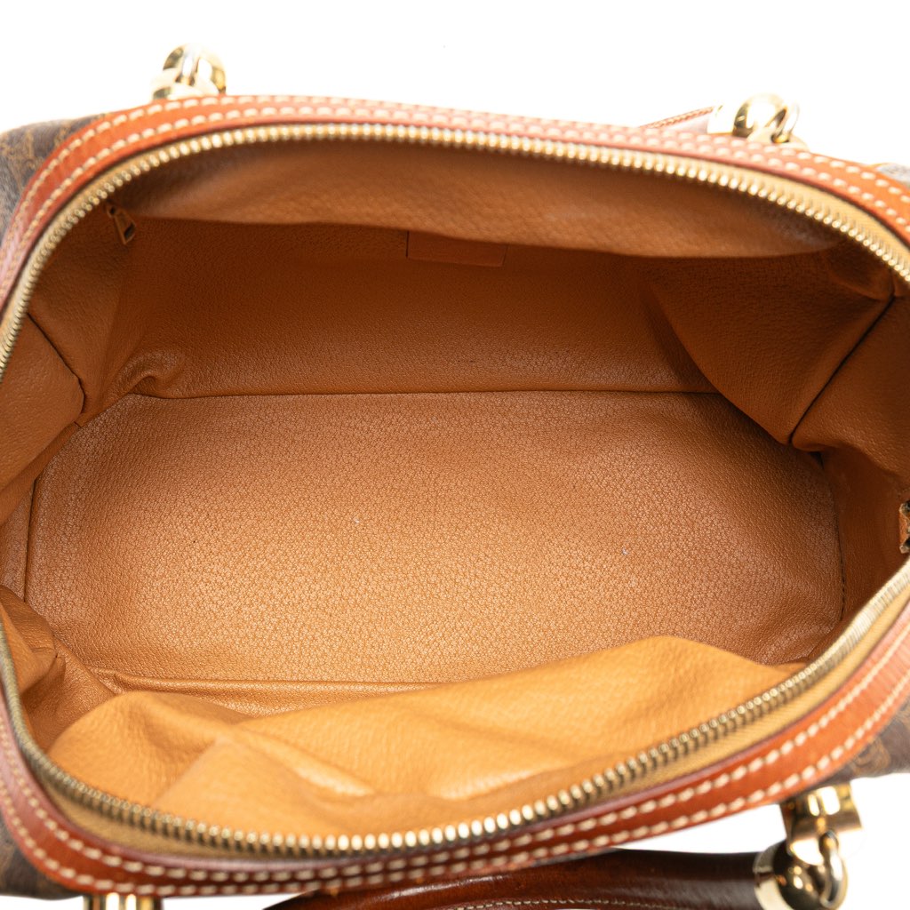 Celine Macadam Coated Canvas Handbag - 4