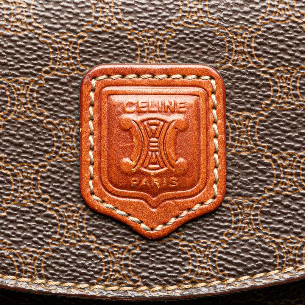 Celine Macadam Coated Canvas Handbag - 5